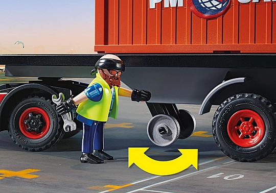 playmobil cargo truck 2