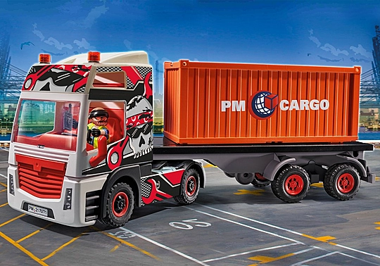 playmobil cargo truck 3