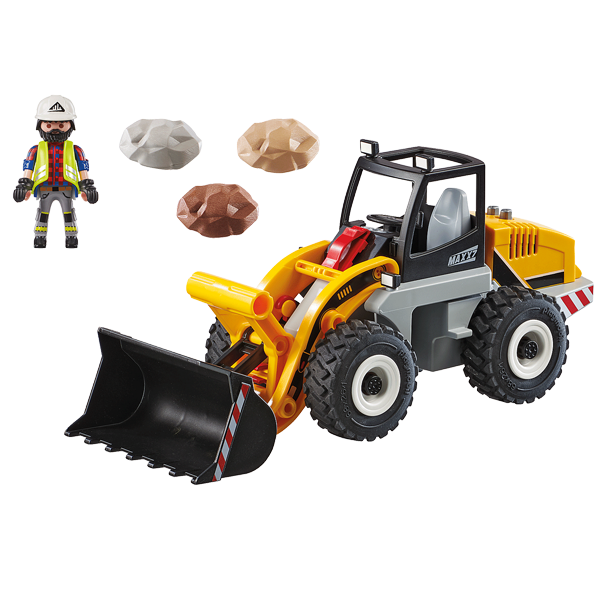 playmobil digger content