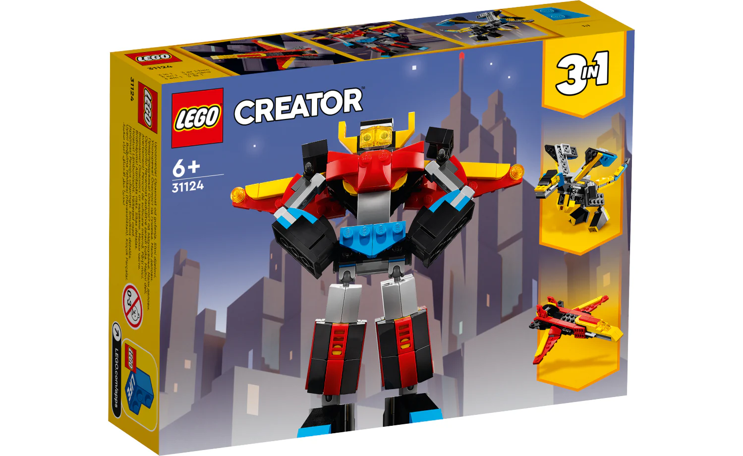 LEGO® CREATOR 3-IN-1 SUPER ROBOT (31124) - Slater's Toy Magic