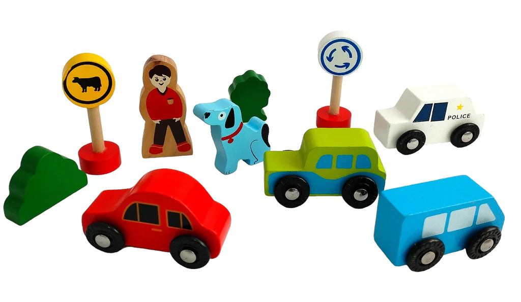 wooden car set 1